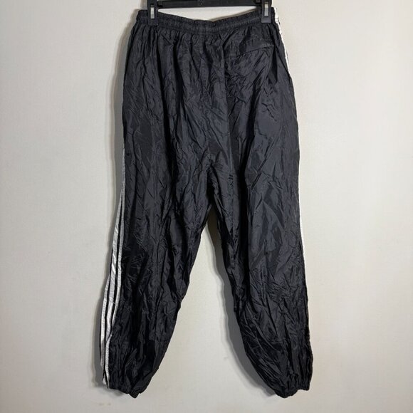 Vintage Tommy Hilfiger 90s Windbreaker Track Pants Men's Large Black Tracksuit - Picture 9 of 12
